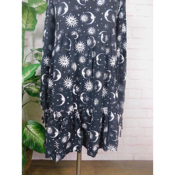Hot Topic Celestial Sun Moon Babydoll Dress Gothic Witchy S - Picture 4 of 10